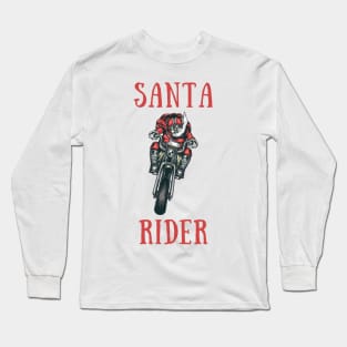 Santa rider Long Sleeve T-Shirt